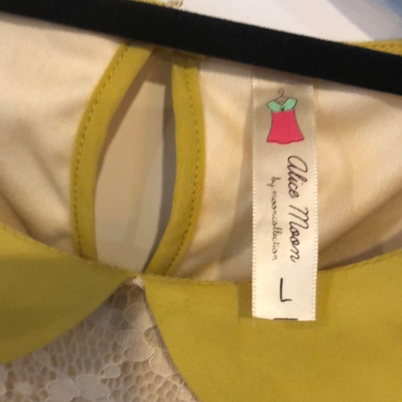 Retro style lace sheath Mini dress. Size L Junior - Picture 7 of 9